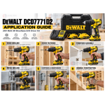 DEWALT DCD7771D2 20V MAX XR Brushless Drill Driver Kit