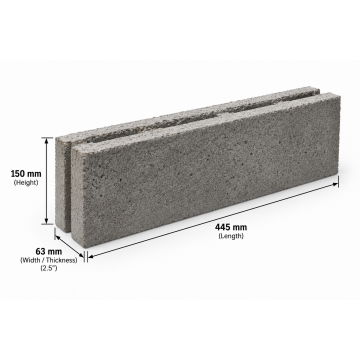 Hollow Block 2.5" – Concrete Hollow Block