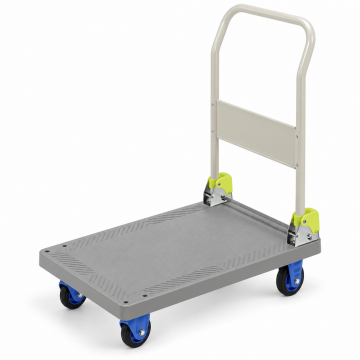 PRESTAR Plastic Platform Hand Trolley – 710 × 455 mm (28" × 18"), 150 kg