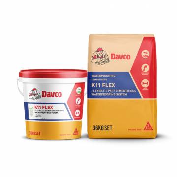 Davco K11 Flex Waterproofing (36kg Set) Grey