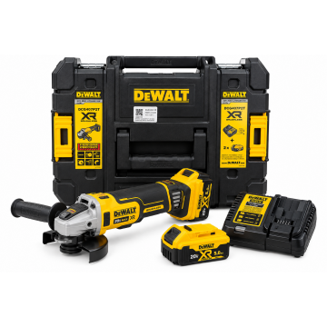 DEWALT DCG407P2T XR Brushless Angle Grinder Kit