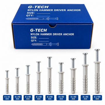G-TECH Nylon Hammer Driver Anchor – Various Sizes