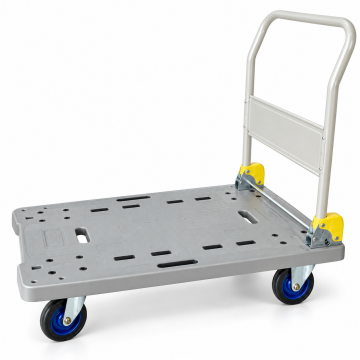PRESTAR Plastic Platform Trolley – 895 × 595 mm, 300 kg (PF301)
