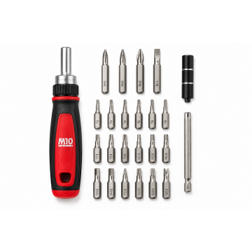 M10 28-in-1 Precision Ratchet Screwdriver Set – RS28