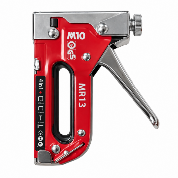 M10 Professional 4-In-1 Heavy-Duty Staple Gun – Adjustable Power, Metal Body (MR13)