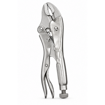 M10 Curved Jaw Locking Plier with Wire Cutter – 5" (CLP-125)