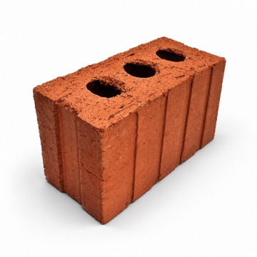 Red Brick (3-Hole) – Common Clay Block